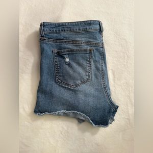 Denim shorts
